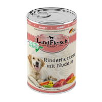 Dr. Alder Landfleisch pur Rinderherz & Nudeln 400g.