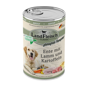 Dr. Alder Landfleisch pur Lamm, Ente & Kartoffeln 400g.