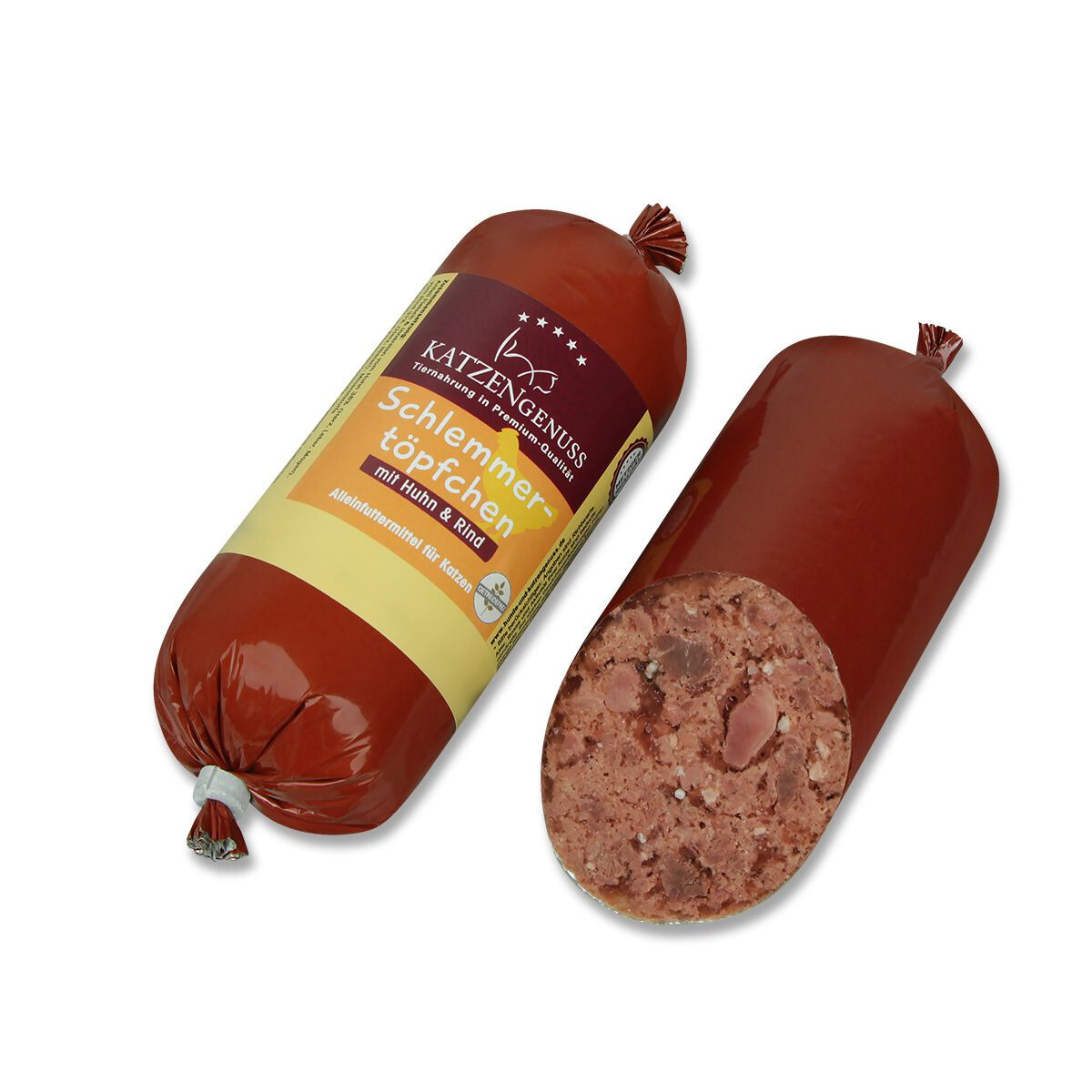 Katzengenuss Schlemmertöpfchen 200g.-Wurst