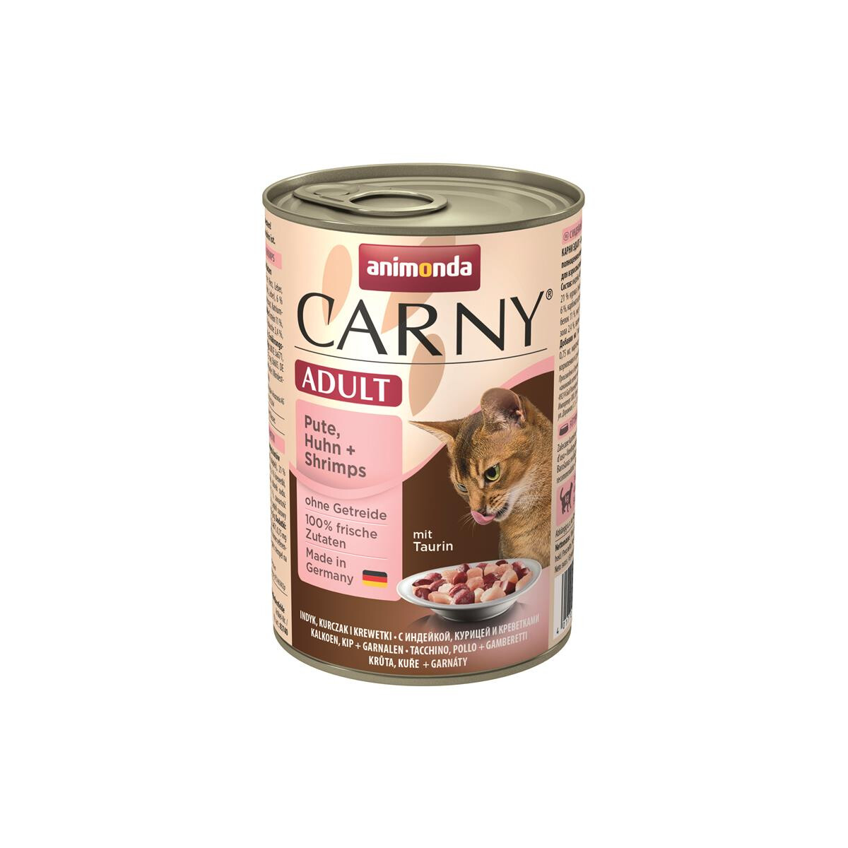 Animonda Carny Adult Pute, Huhn & Shrimps 400g.