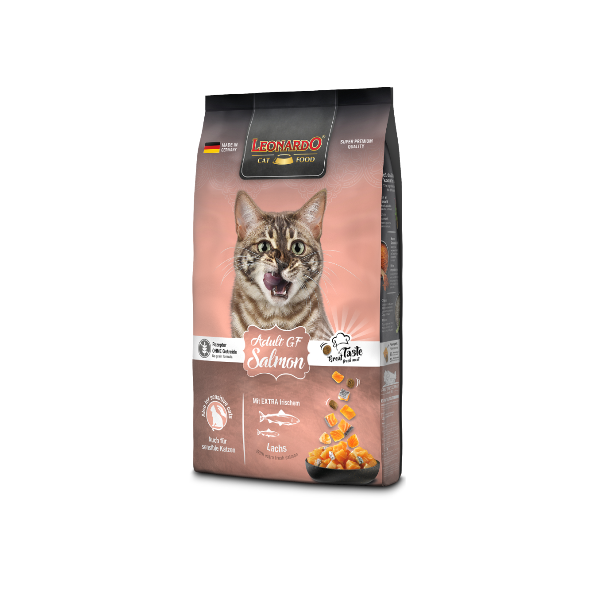 Leonardo Cat Adult Salmon GF 7,5kg.