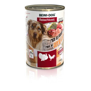 Bewi Dog Fleischkost reich an Gefl&uuml;gel 400g.