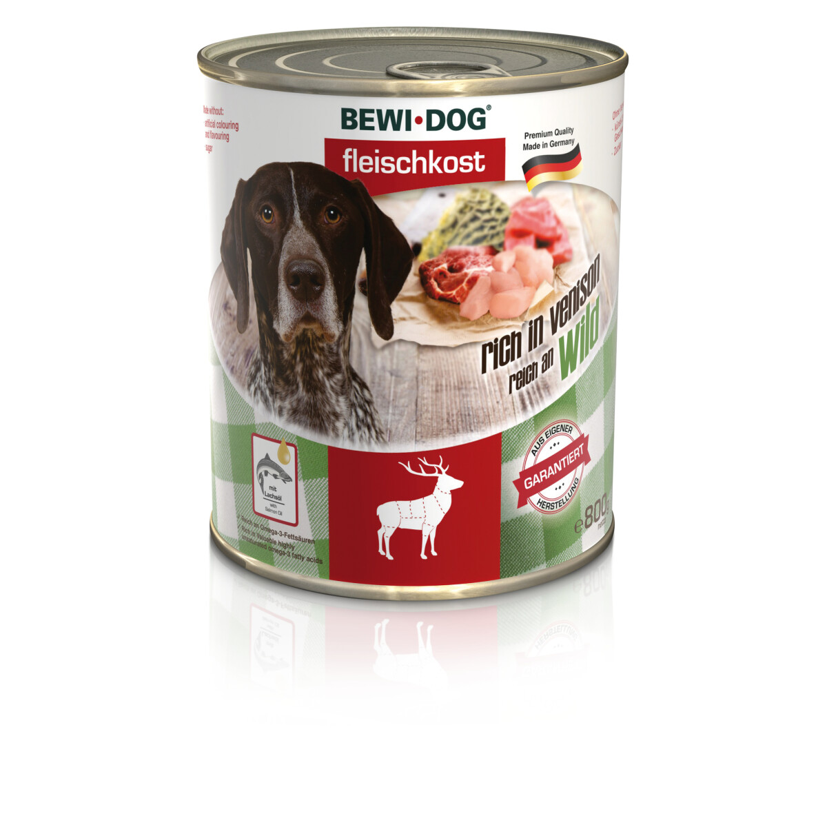 Bewi Dog Fleischkost reich an Wild 800g.