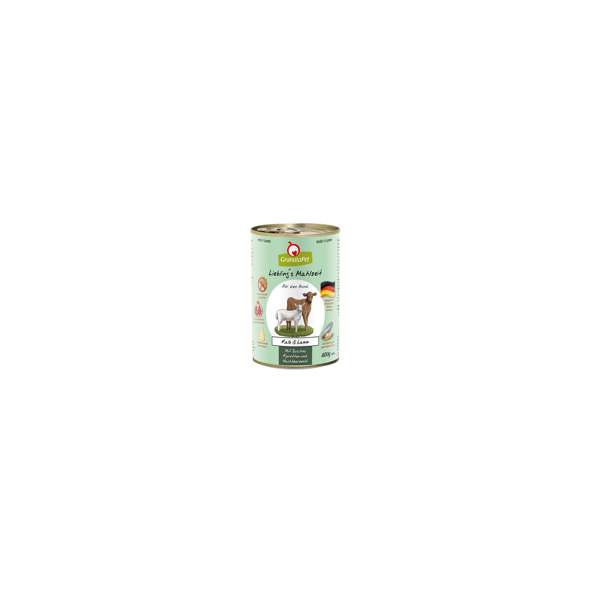 GranataPet Dog Kalb & Lamm 400g.-Dose