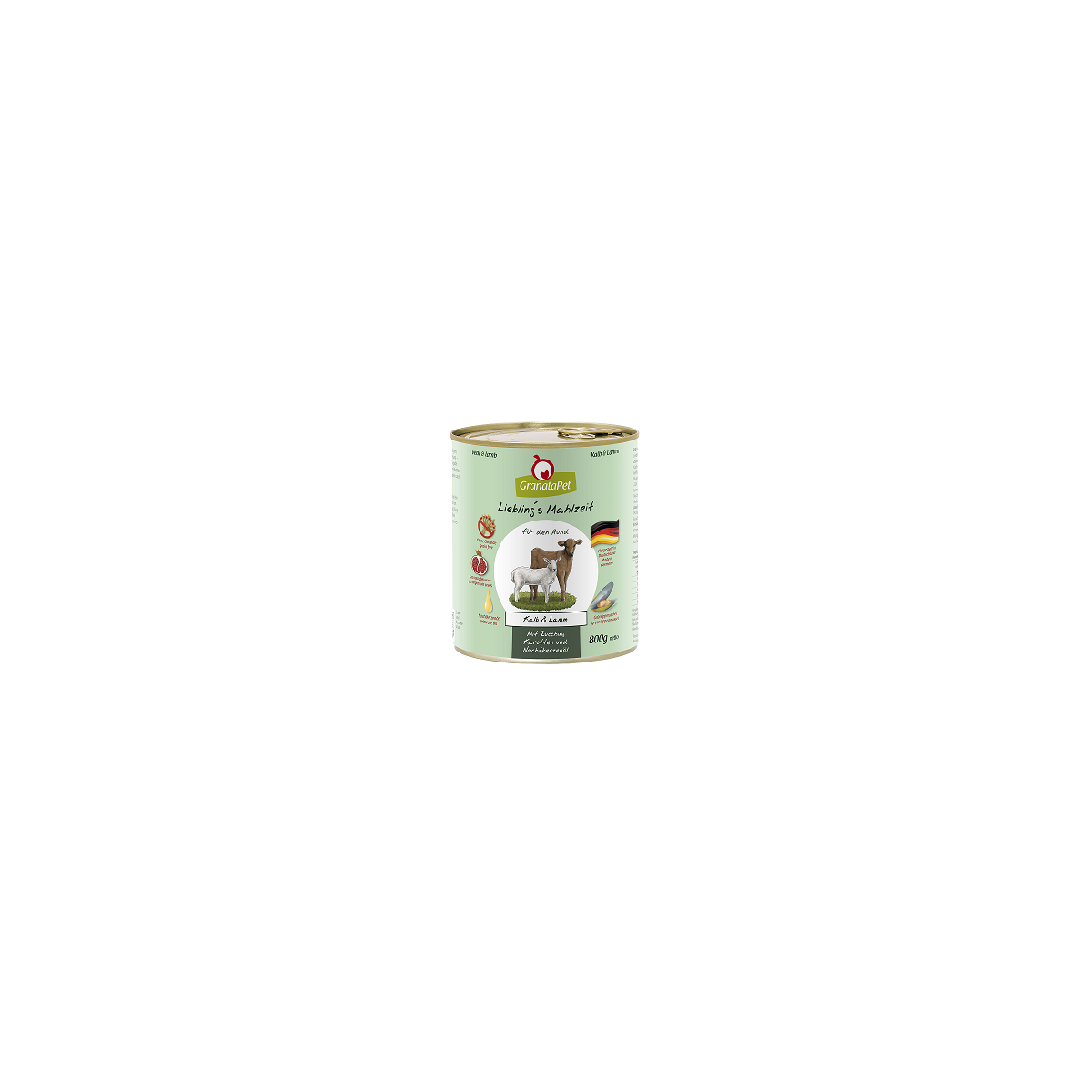 GranataPet Dog Kalb & Lamm 800g.-Dose