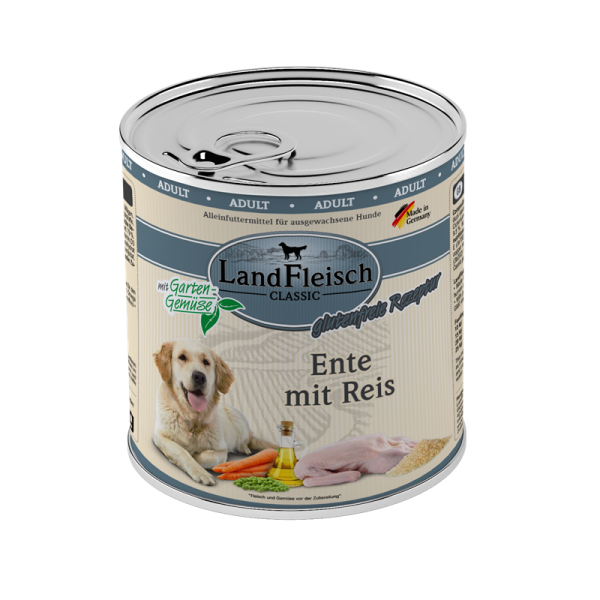 Dr. Alder Landfleisch pur Ente & Reis 800g.