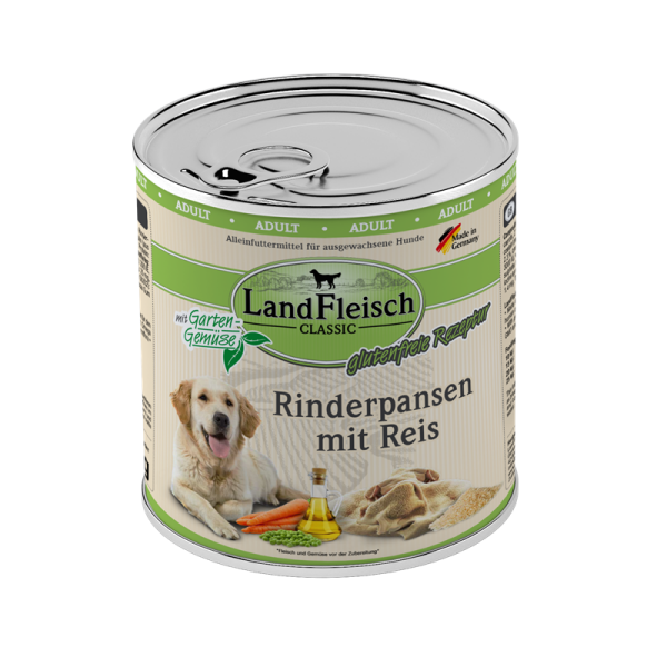 Dr. Alder Landfleisch pur Pansen & Reis 6 x 800g.