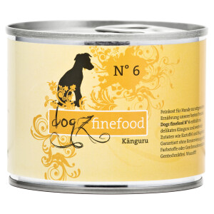 Dogz Finefood Nr. 6 K&auml;nguru 200g.