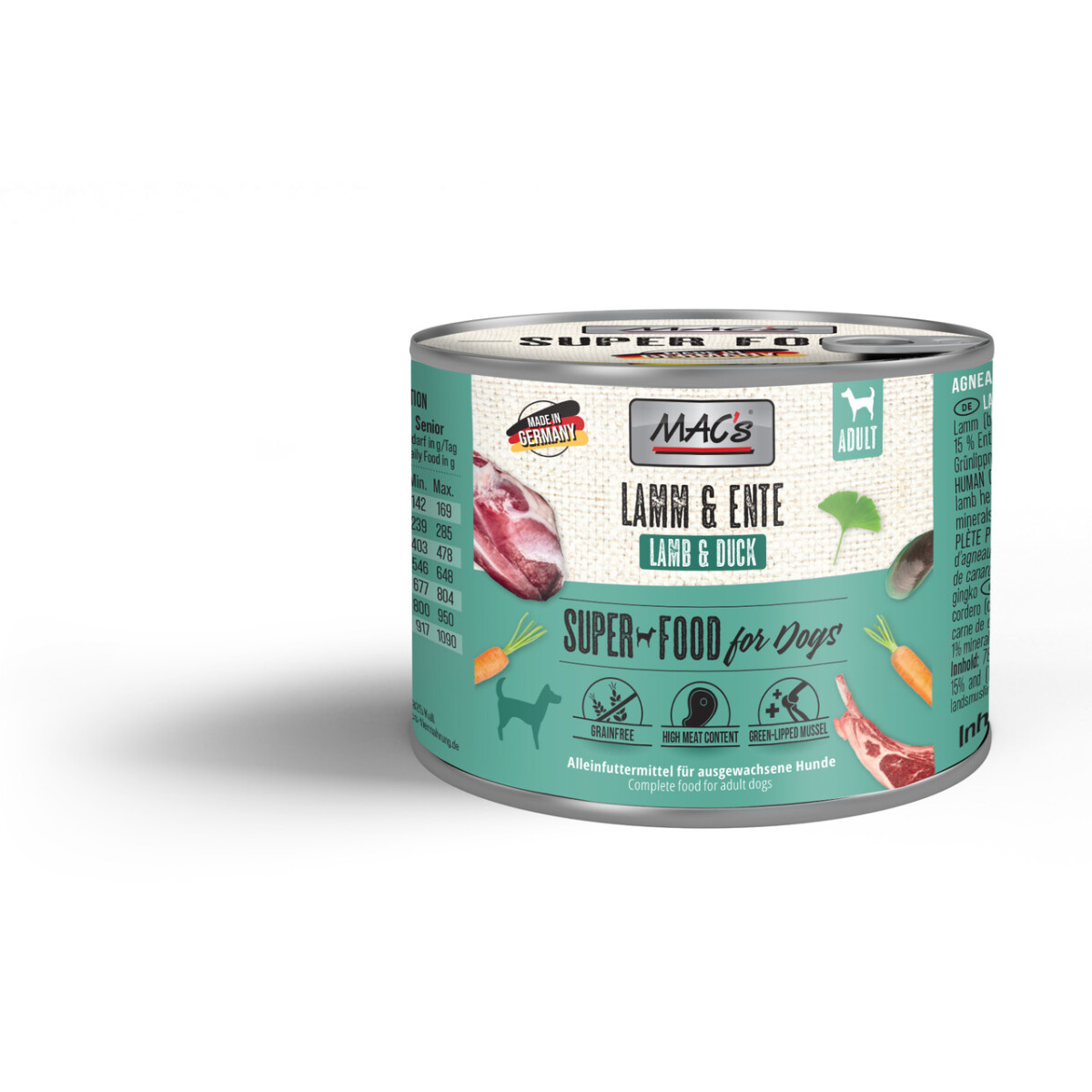 Macs Dog Lamm & Ente 200g.