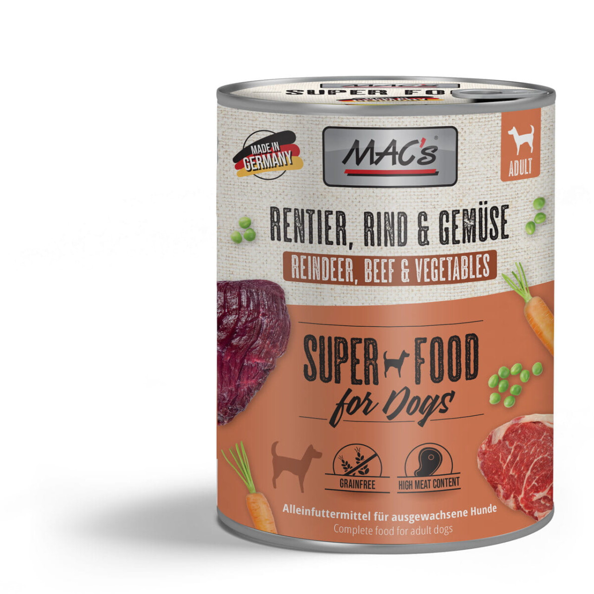 Macs Dog Rentier 800g.