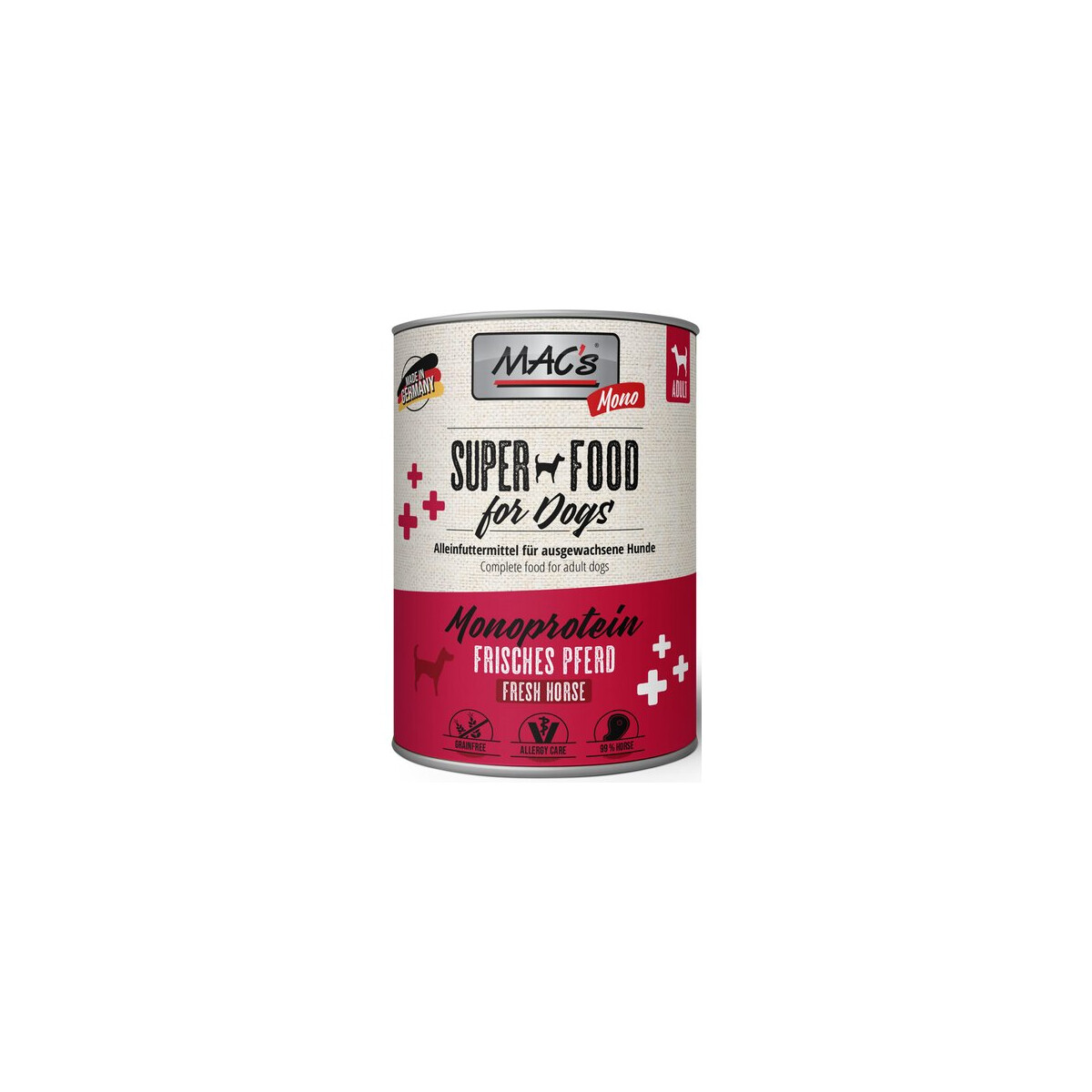 Macs Dog Sensitiv Pferd pur 800g.