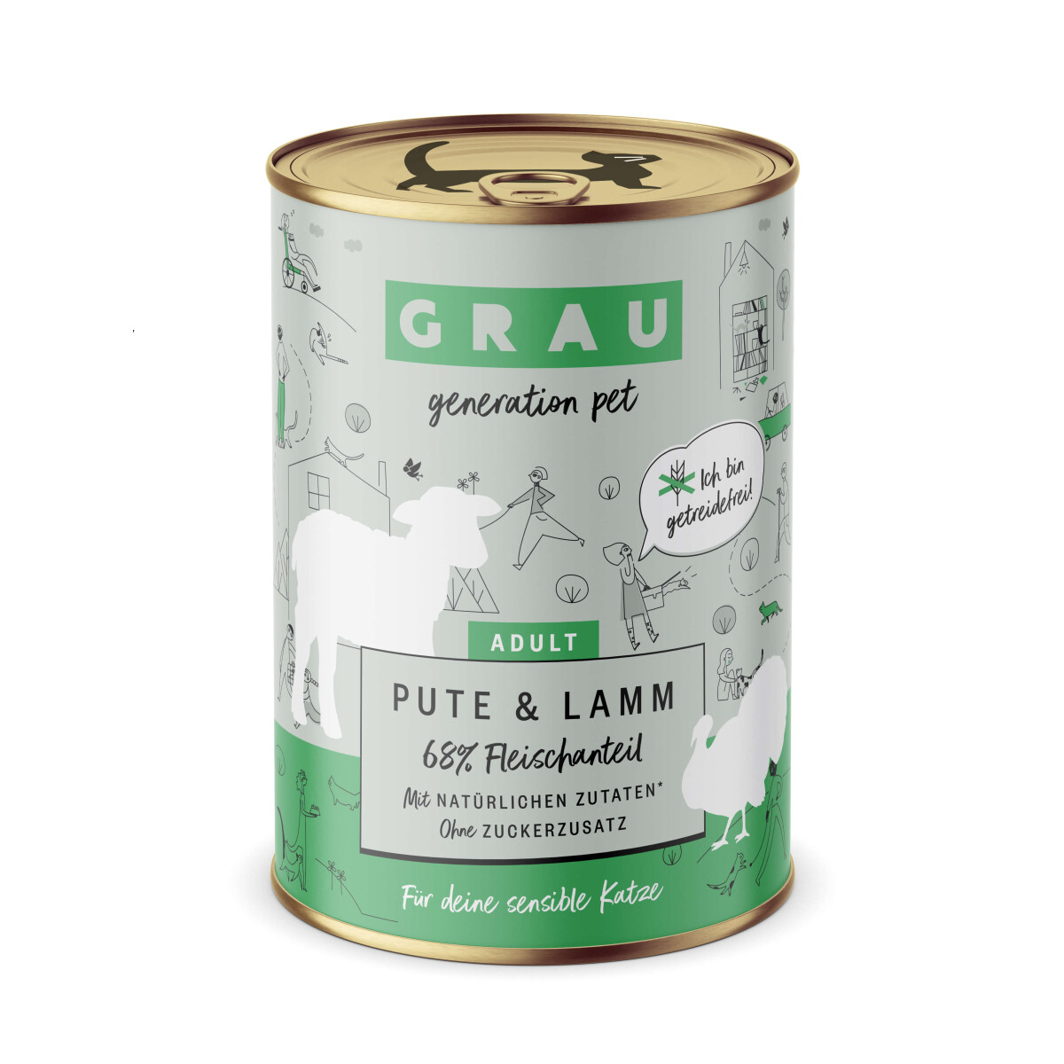 Grau Adult Pute & Lamm 400g.