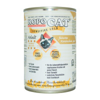 Ropocat Sensitive Gold feines Kaninchen pur 400g.  MHD: 30.11.2024