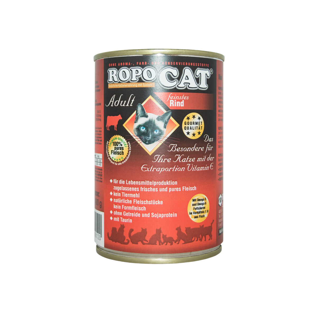 Ropocat Feinstes Rind 400g.