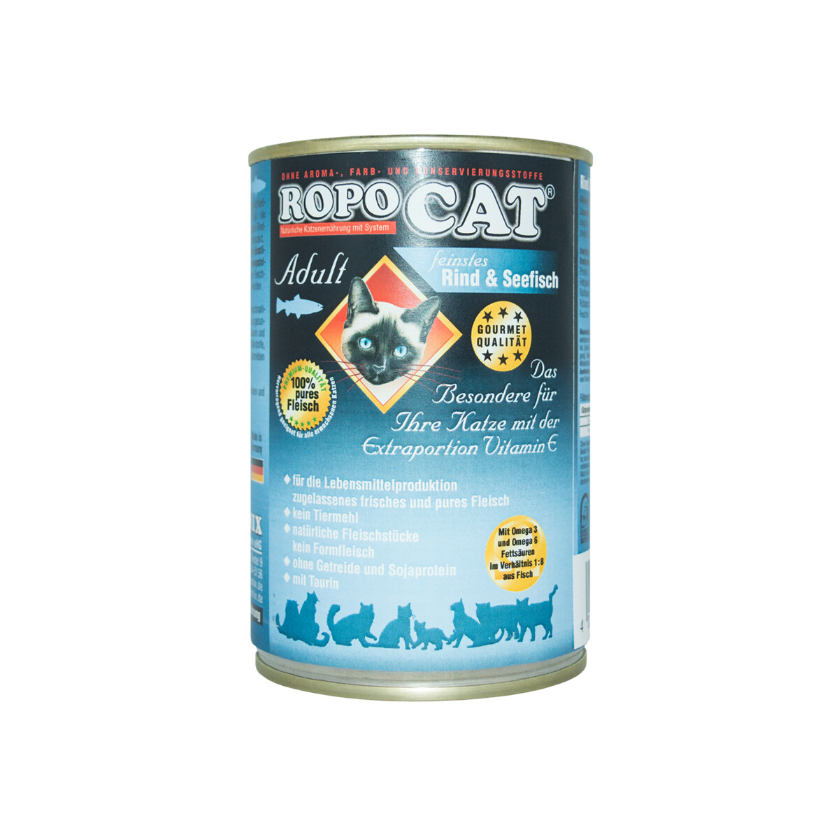 Ropocat Feinstes Rind & Seefisch 400g.