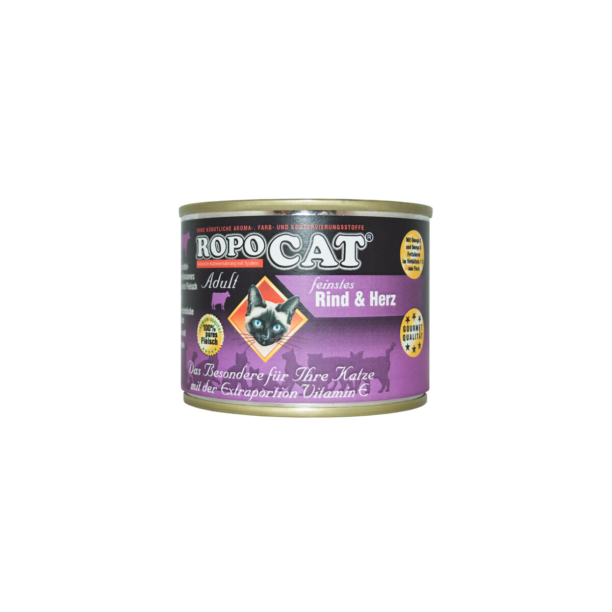 Ropocat Feinstes Rind & Herz 200g.