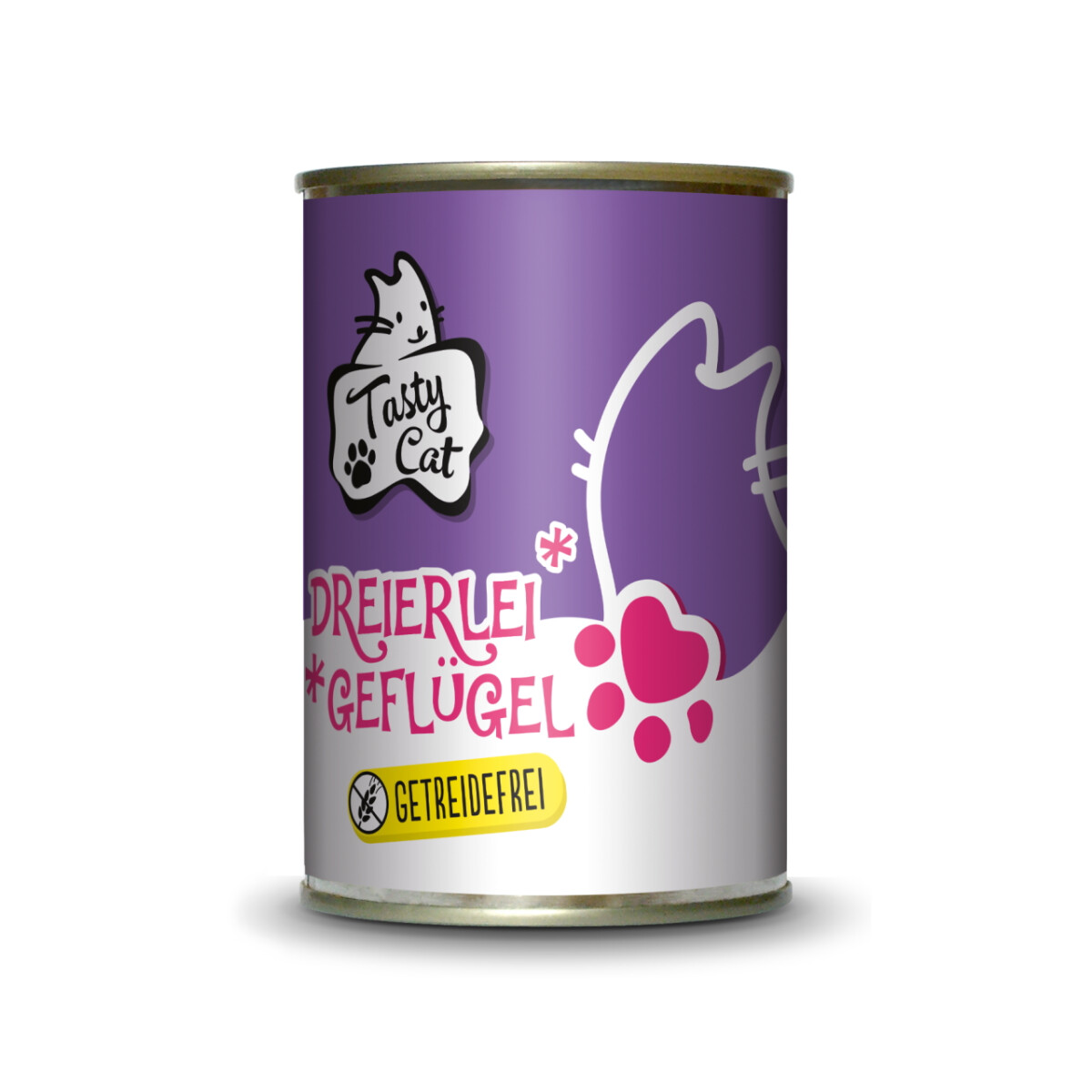 TastyCat Dreierlei Geflügel 400g. 5 + 1 GRATIS