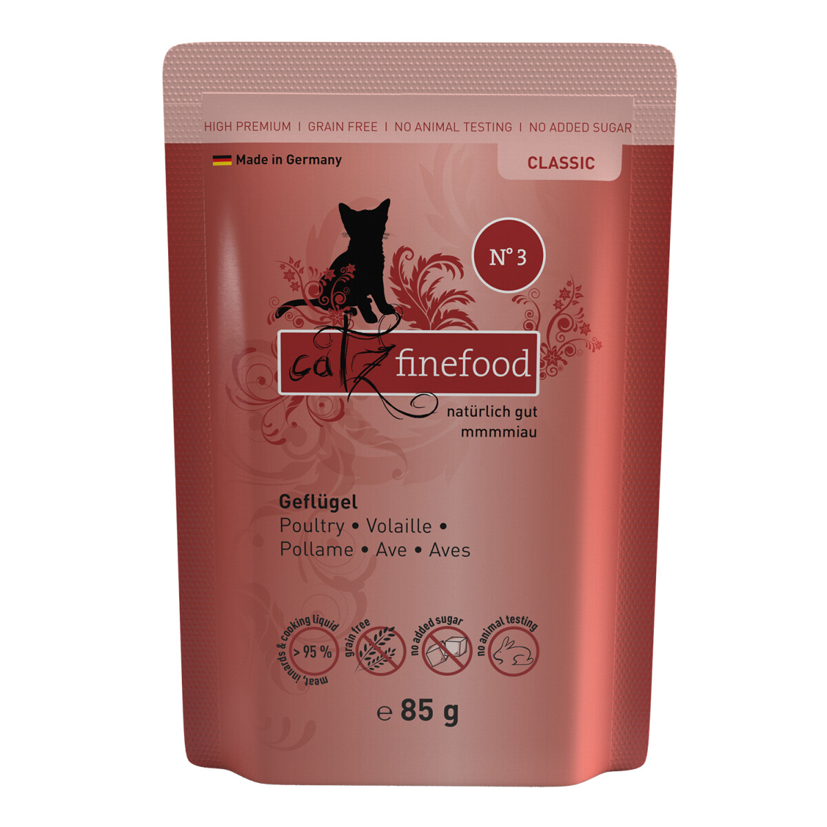 Catz Finefood No. 3 Geflügel 85g.-Beutel