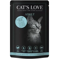 Cat´s Love Lachs pur 85g.-Beutel