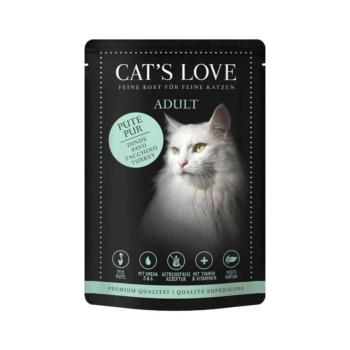 Cat´s Love Pute pur 85g.-Beutel