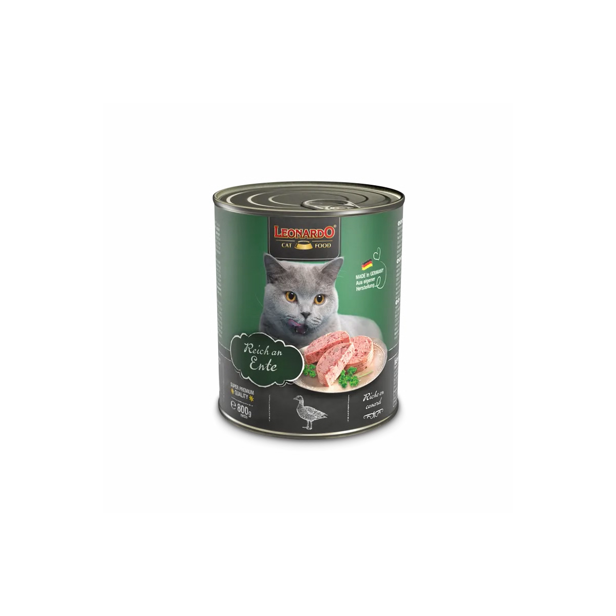 Leonardo Cat reich an Ente 800g.