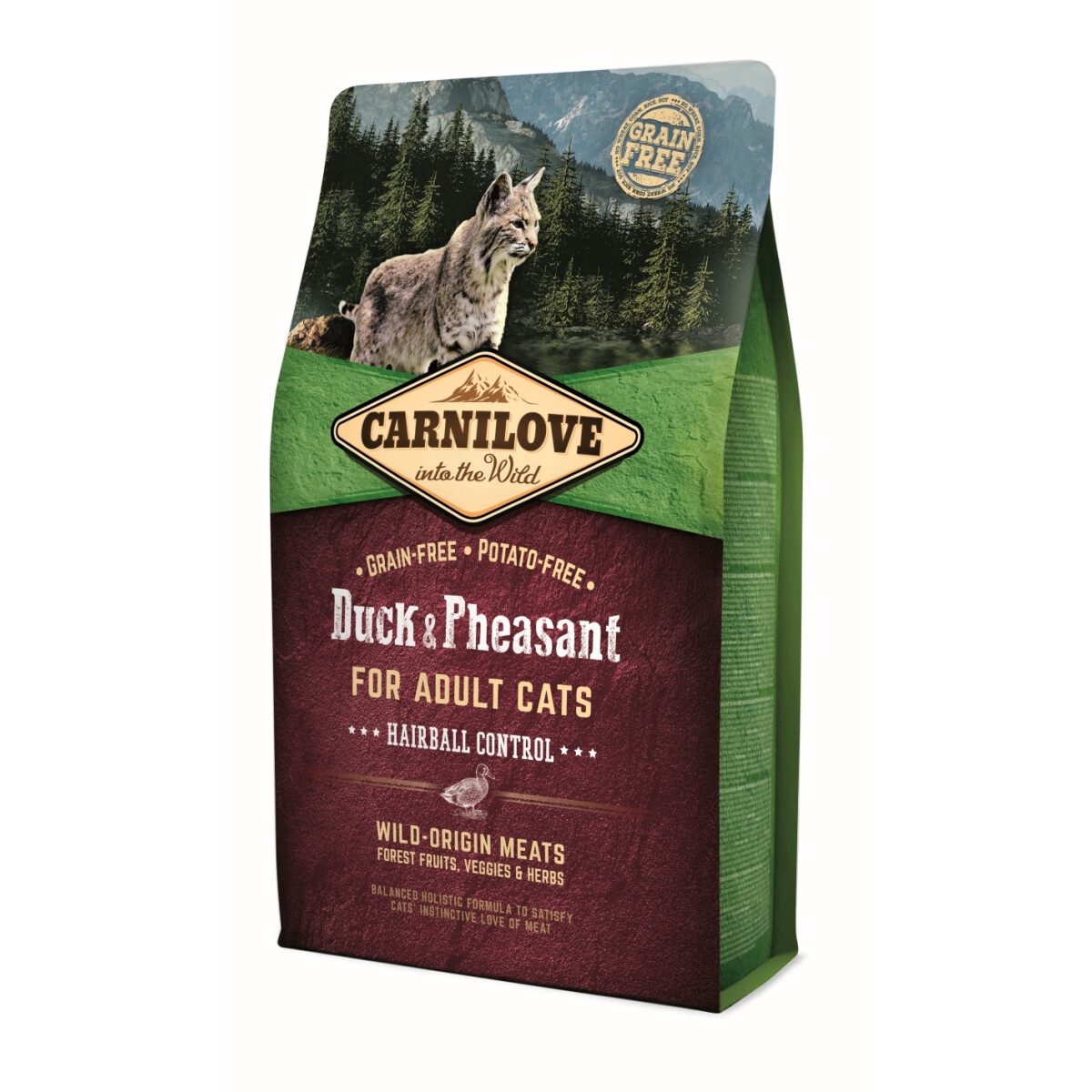 Carnilove Adult Hairball Duck & Pheasant 2kg.