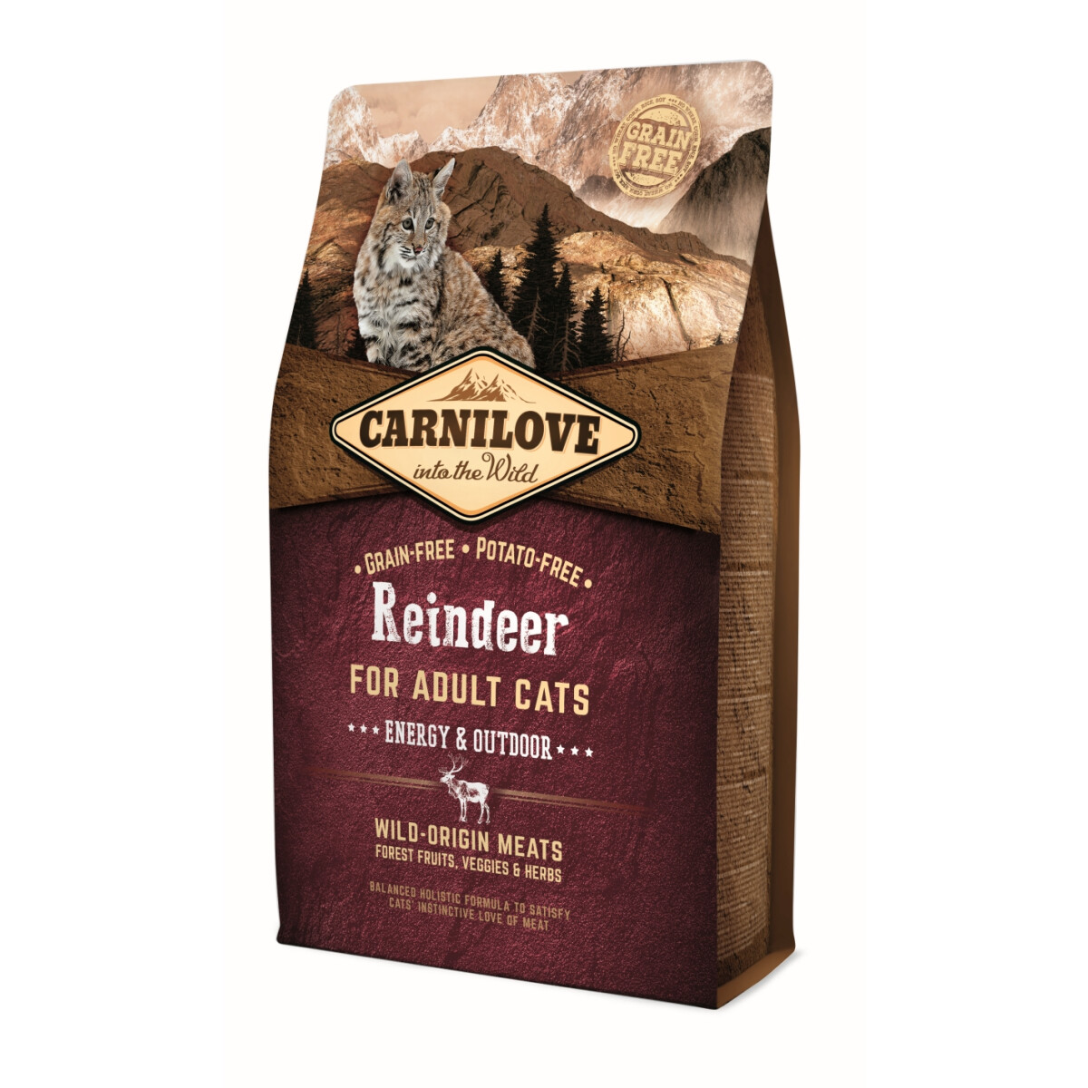 Carnilove Adult Energy&Outdoor Reindeer 2kg.