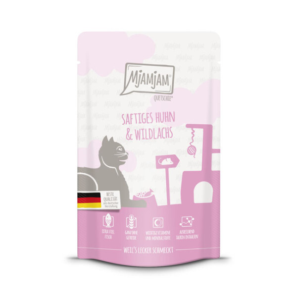 MjAMjAM Huhn und Wildlachs 125g.-Beutel