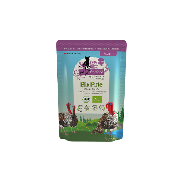 Catz Finefood BIO No. 511 Pute 85g.-Beutel