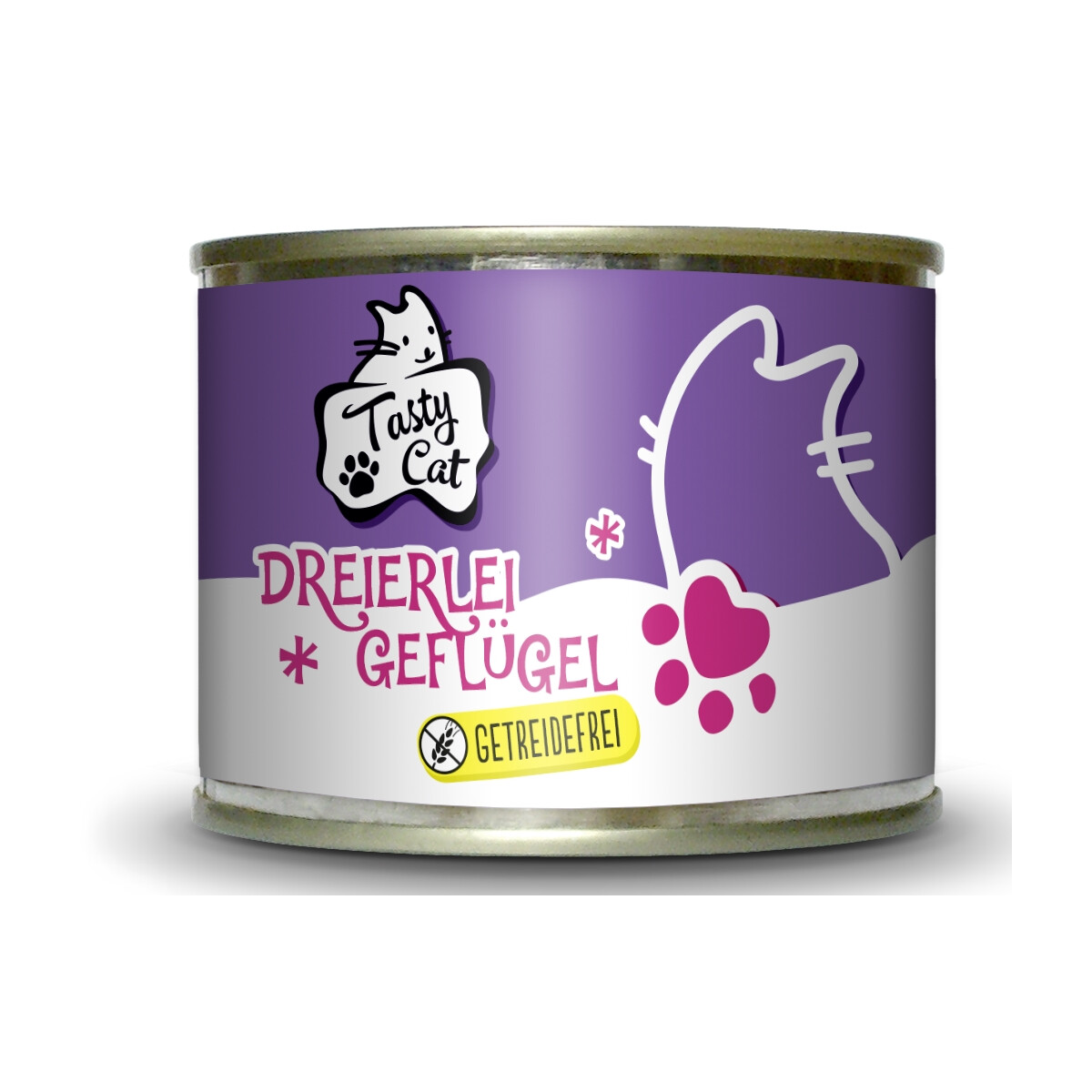 TastyCat Dreierlei Geflügel 200g. 5 + 1 GRATIS