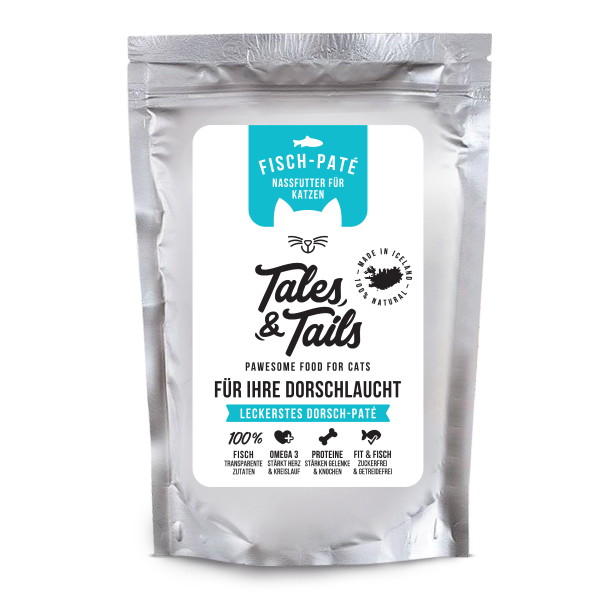 Tales & Tails Cat Fisch-Paté Dorsch 100g.-Beutel  MHD: 02/2025