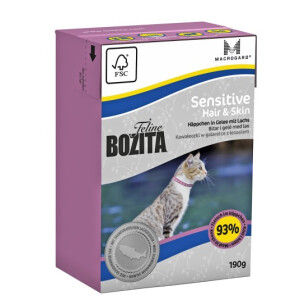 Bozita Cat Feline Sensitive Hair &amp; Skin 190g. Tetra