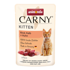 Animonda Carny Kitten Rind, Kalb &amp; Huhn 12 x...