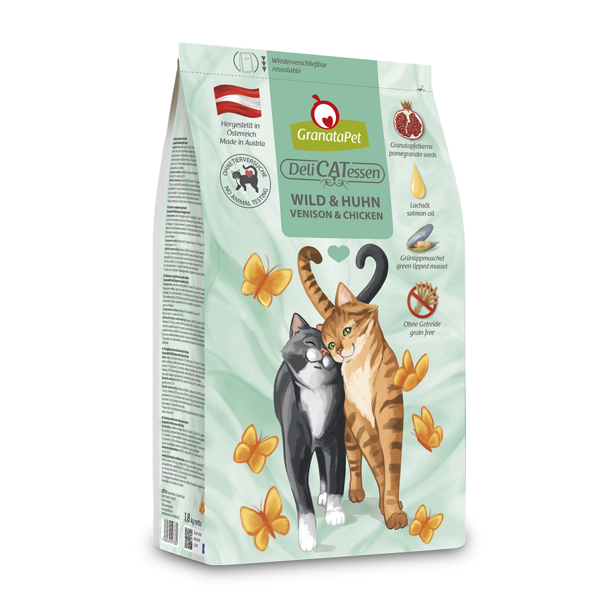 GranataPet Cat Adult Wild & Huhn 300g.