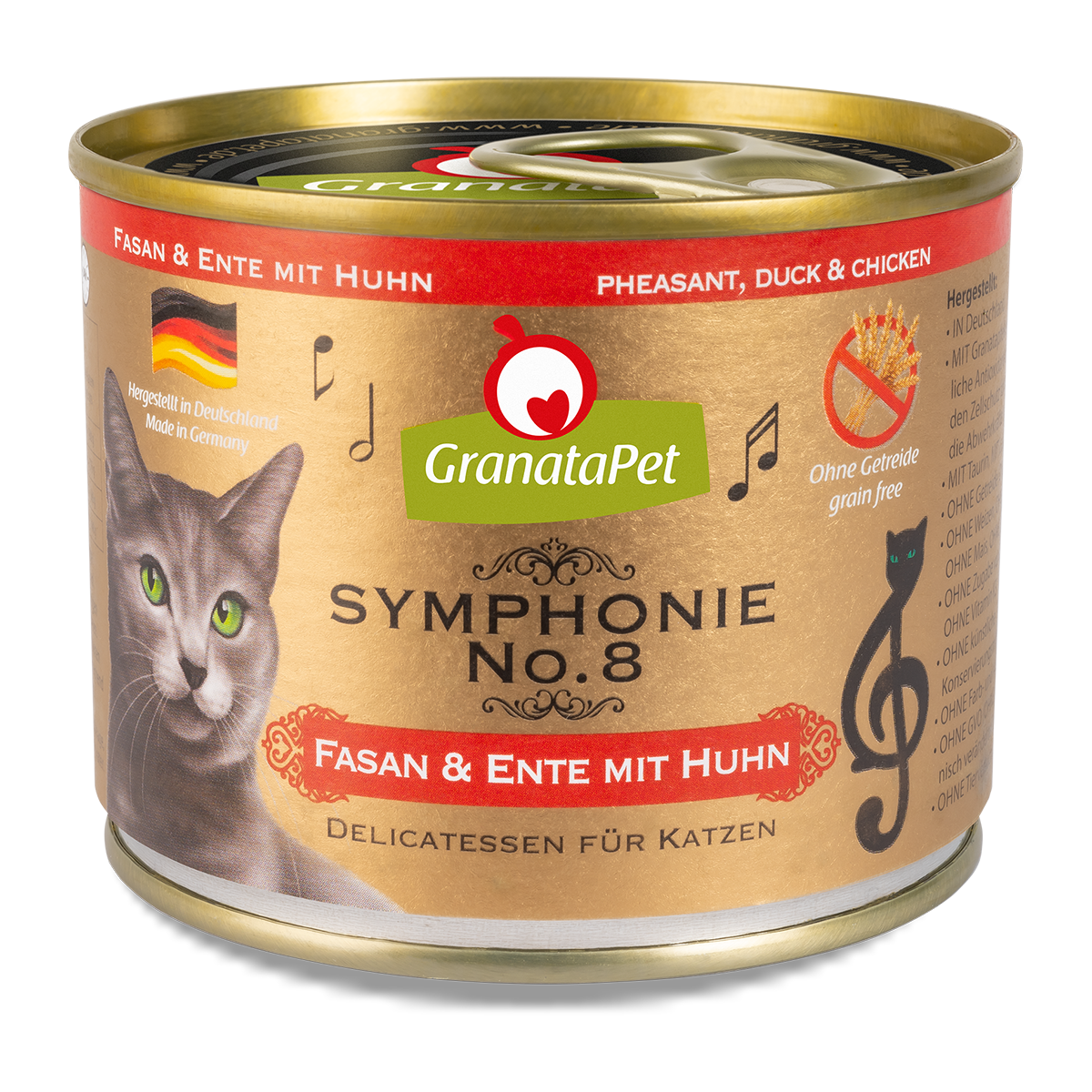 GranataPet Symphonie Nr. 8 Ente & Fasan mit Huhn 200g.