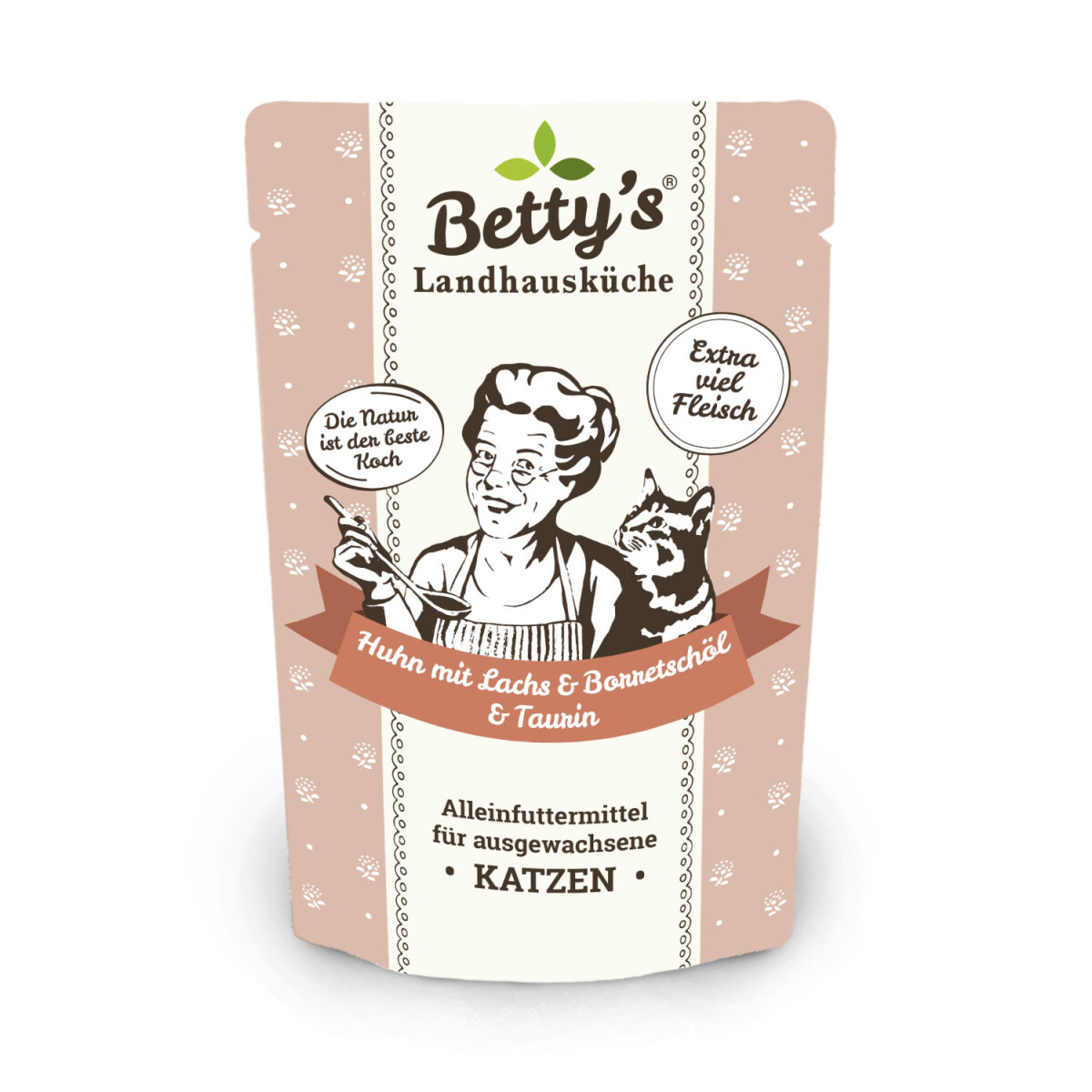 Betty´s Landhausküche Huhn mit Lachs 100g.