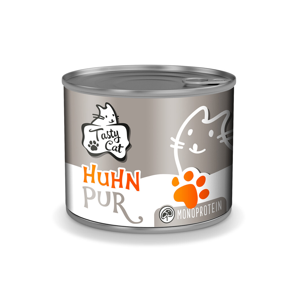 TastyCat MONO Huhn pur 200g. 5 + 1 GRATIS