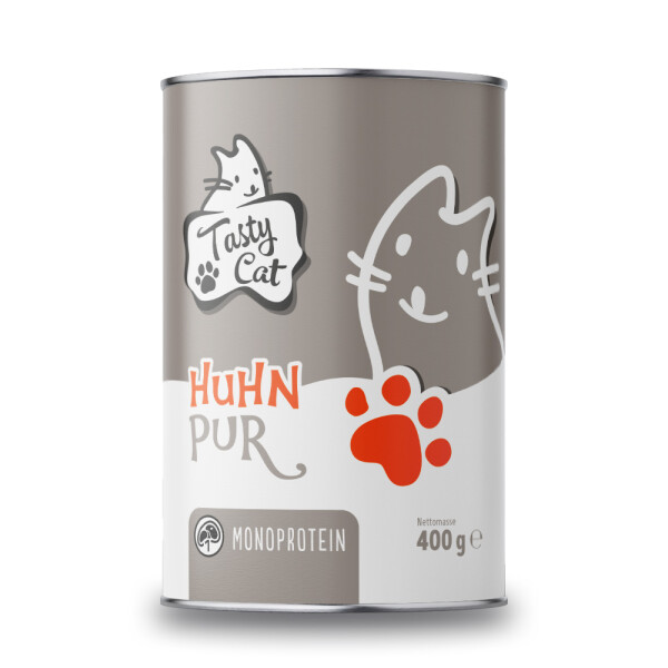 TastyCat MONO Huhn pur 6x400g