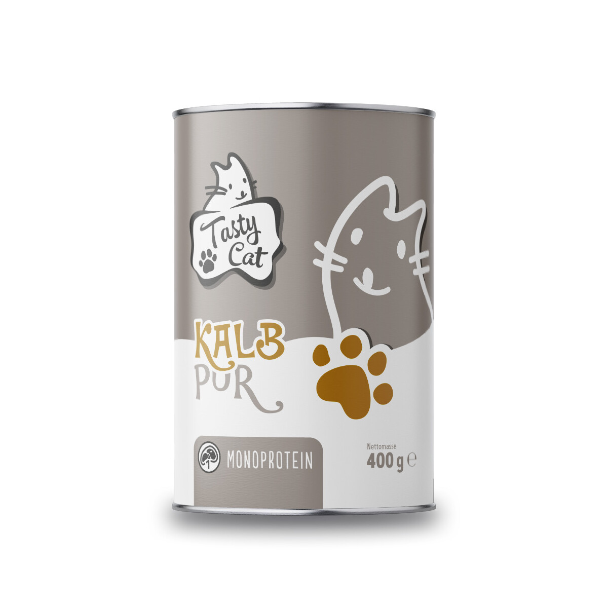 TastyCat MONO Kalb pur 400g. 5+1 GRATIS