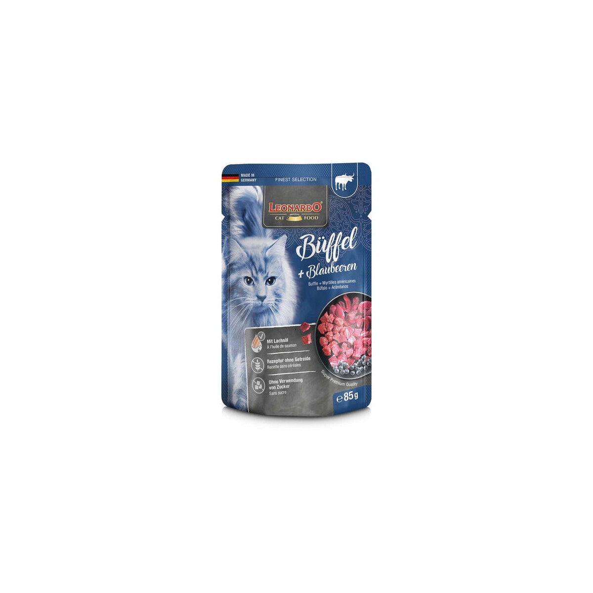 Leonardo Büffel & Blaubeeren 85g.-Beutel