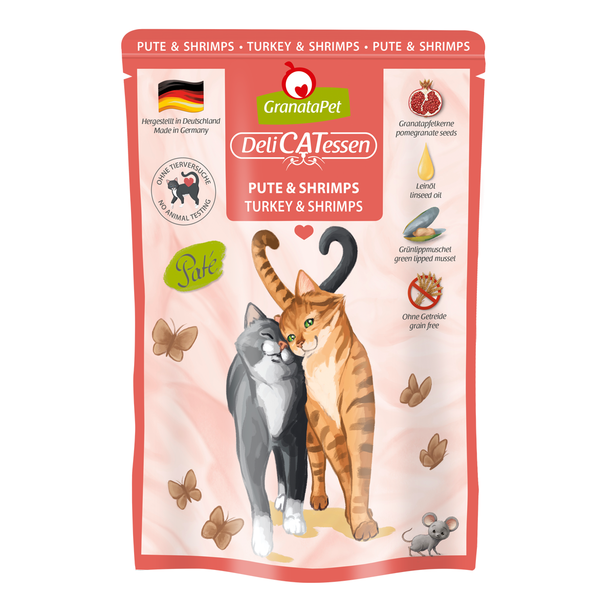 GranataPet Cat Pute & Shrimps 85g.