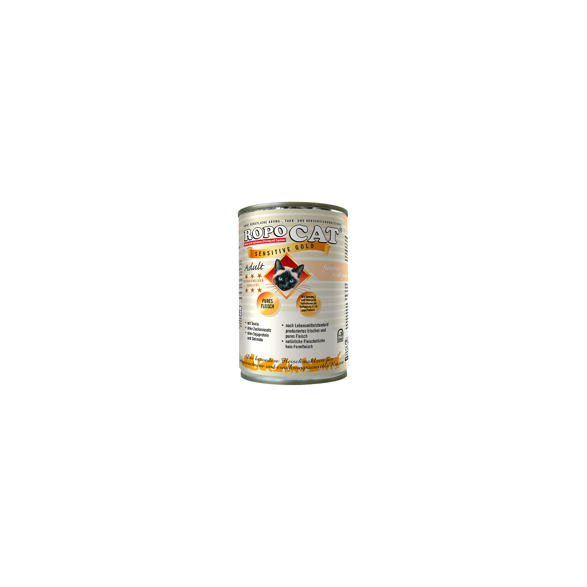 Ropocat Sensitive Gold feines Kalb pur 400g.