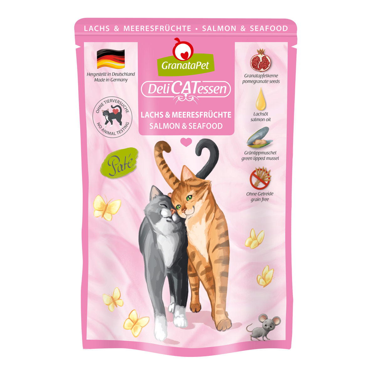 GranataPet Cat Lachs & Meeresfrüchte 85g.