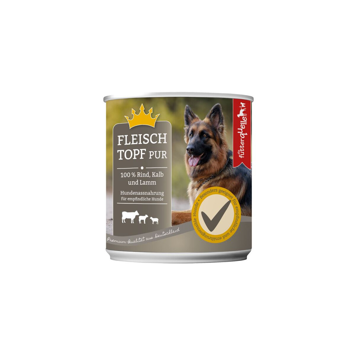 Futterquelle Fleischtopf PUR 800g.-Dose