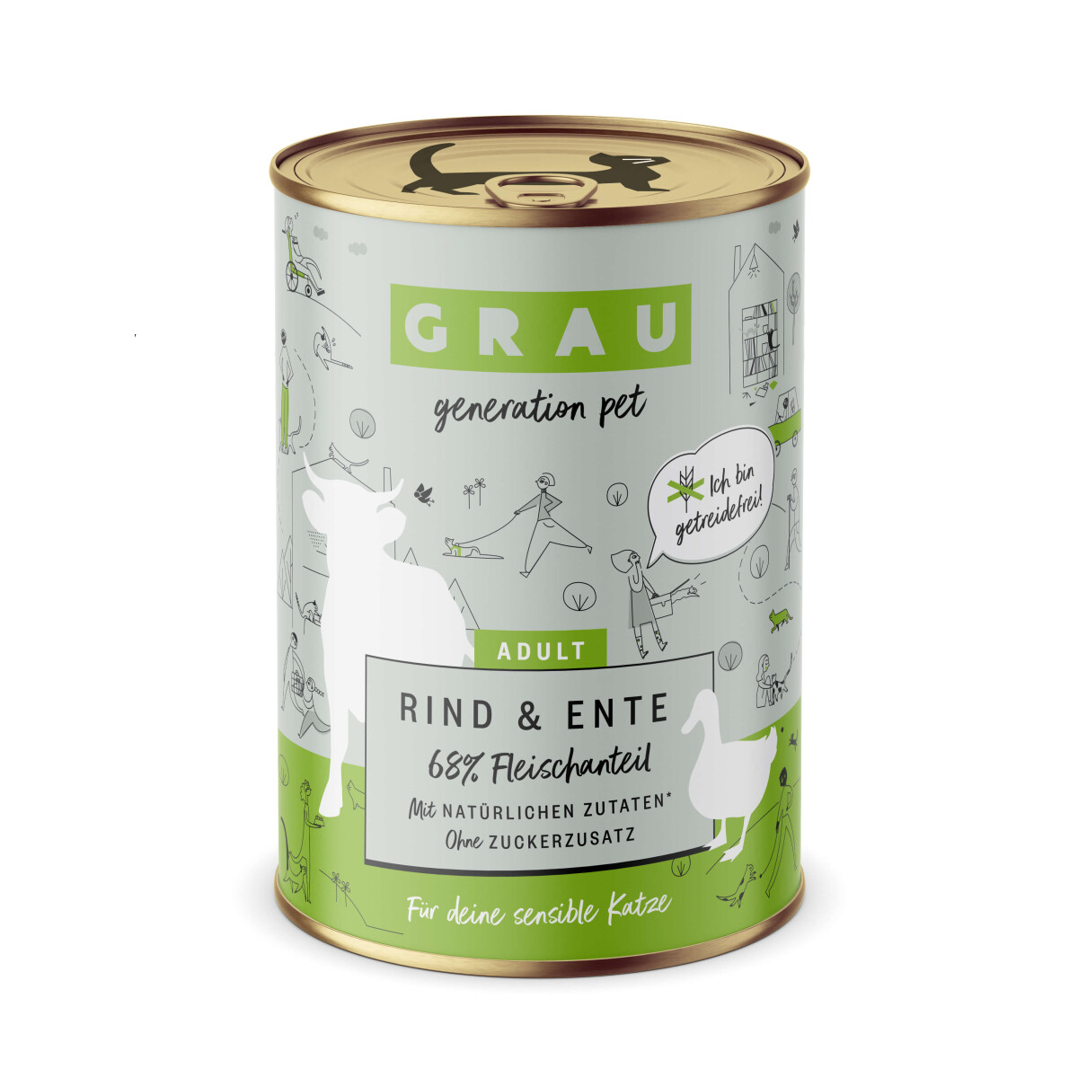 Grau Adult Rind & Ente 400g.