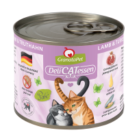 GranataPet Cat Lamm & Truthahn 200g. 5 + 1 GRATIS