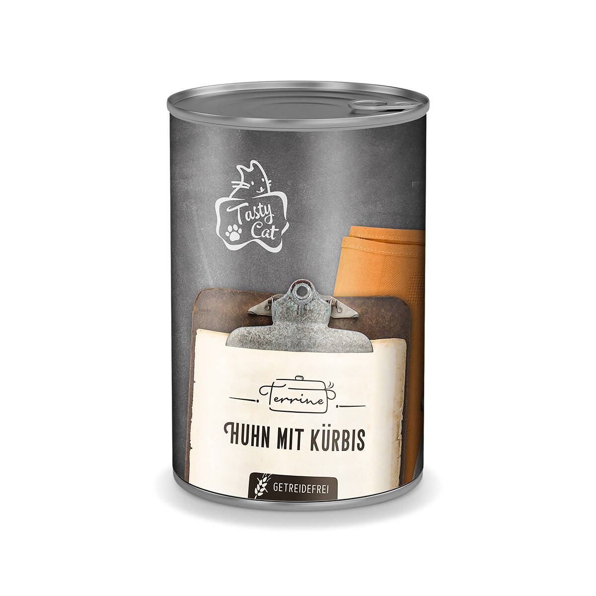 TastyCat Terrine Huhn mit Kürbis 380g.  5+1 GRATIS