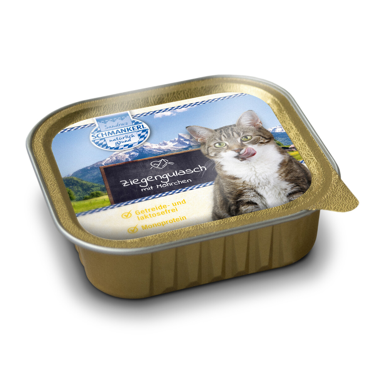 Sandras Schmankerl Ziegengulasch 100g.-Schale