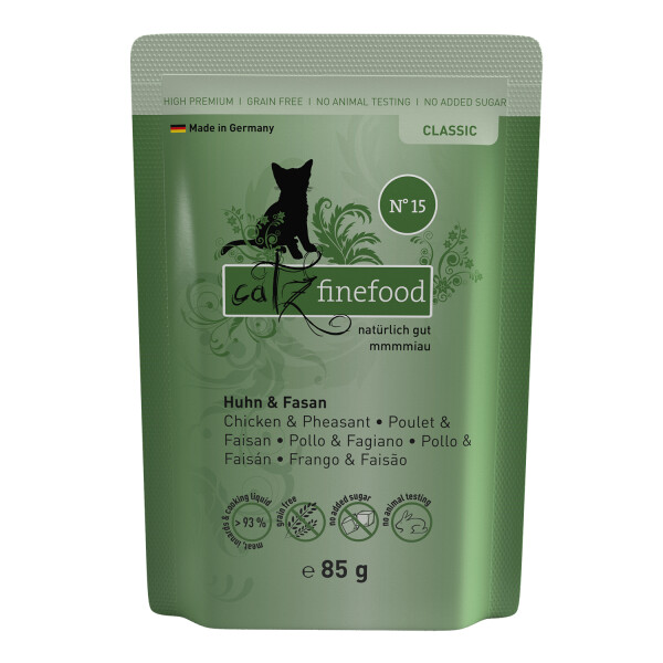 Catz Finefood No. 15 Huhn & Fasan 16 x 85g.-Beutel