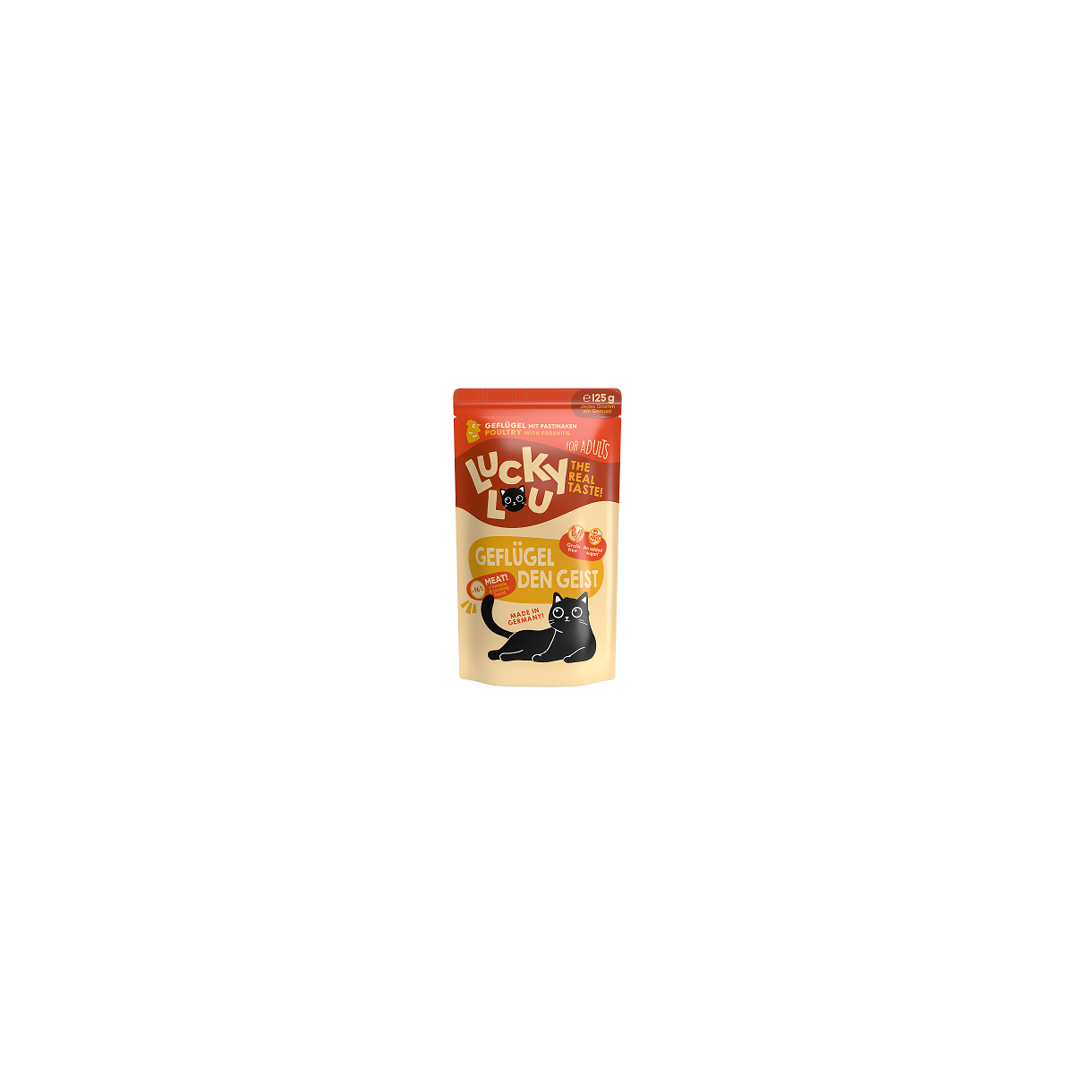 Lucky Lou Lifestage Adult Geflügel 125g.-Beutel